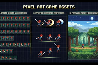 pixel art tileset sprite sheet game art pixel animation pixel tileset background