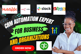setup hubspot CRM with forms, email automation and pipelines, zoho books setup