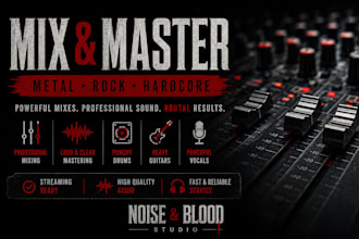 mix and master your metal song professionally