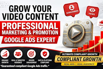 do organic video promotion and channel growth marketing