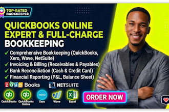 quickbooks online expert bookkeeping invoicing accounts payable receivable