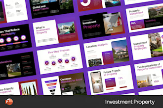 design winning real estate investor pitch deck for property investment business