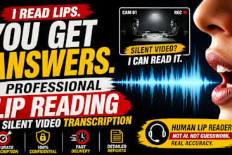 deliver court ready forensic lip reading reports with timestamps for disputes