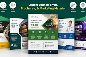 design company brocure and business brocure flyer