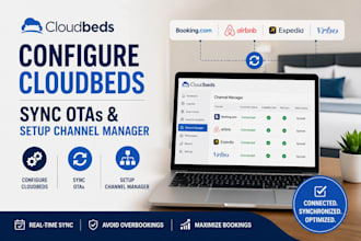 configure cloudbeds, sync otas setup channel manager