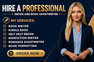 be romance and fiction ghostwriter, ebook writer