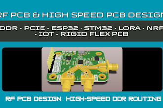create rf pcb rigid flex pcb esp32 stm32 high speed ddr pcle routing iot pcb