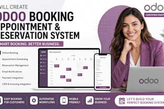 create odoo booking appointment reservation system odoo website design redesign