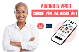airbnb co host, property manager, virtual assistant, airbnb listing, vrbo cohost