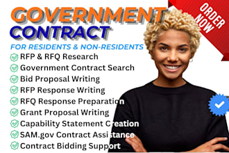 find rfp, write bid proposal, winning government contract, rfq, respond to rfp