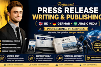 write and publish press releases across europe and the middle east