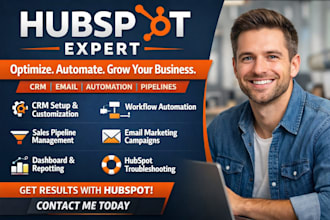 create hubspot workflows and email automation