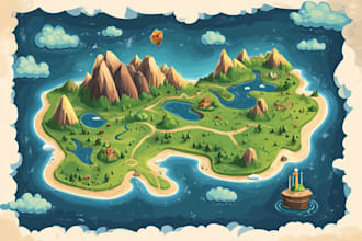design custom vector event maps, festival layouts