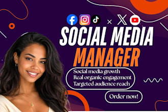 be social media manager, content creator, social media growth, instagram manager