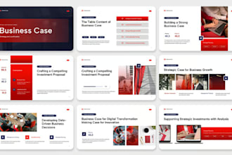 do business presentation design, corporate powerpoint, canva, pitch deck expert