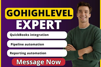setup gohighlevel jobber quickbooks clickup salesforce slack zapier automation