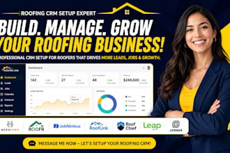 setup roofing crm acculynx roofr jobnimbus rooflink roof chief leap crm jobber