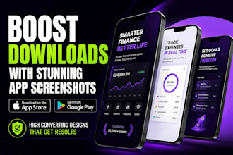 design professional app store screenshots for ios and android