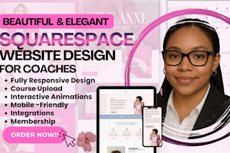design squarespace redesign squarespace website for coaches and consultants