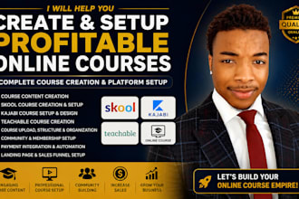 create online course content skool course creation  kajabi skool setup teachable