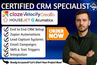 do cloze crm housejet velocify automation acumatica creatio oracle integration