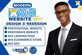redesign wix website, build, design wix website, wix website expert, wix mobile