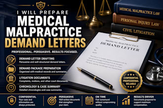 prepare medical malpractice demand letter