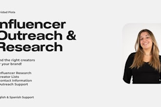 do influencer outreach and creator research for your brand
