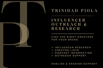 do influencer outreach and creator research for your brand
