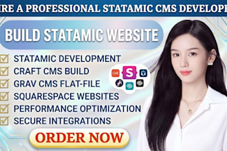 build statamic website craft cms grav cms mediumicom squarespace developer
