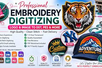 do embroidery digitizing logo, digitize image for embroidery patch into dst, pes