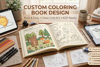 do coloring book coloring pages bold and easy line art kdp coloring book
