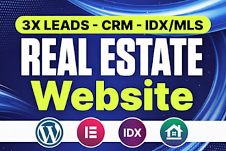 build professional real estate website with idx mls integration wordpress