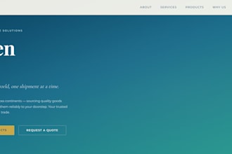 design a professional business website for your company