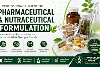formulate supplements, vitamins and pharmaceutical formulations drug formulation