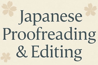 proofread and edit your japanese writing naturally