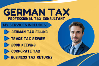 german tax filling corporate tax income tax bookkeeping steuerberarer german vat