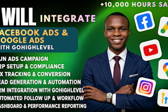 integrate facebook ads google ads with gohighlevel run ads fix fb pixel