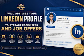optimize your linkedin profile to attract recruiters and job offers