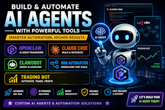 openclaw claude code ai agent clawdbot n8n automation trading bot claude website