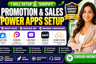 setup shopify promotion hextom pumper bundles cartbot sami ai honeycomb apps