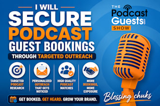 secure podcast guest bookings through targeted outreach
