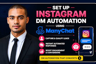 instagram dm automation manychat lead generation chatbot setup