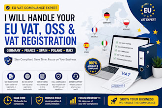 handle eu vat oss and vat registration in germany, france, spain, poland, italy