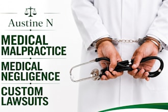 draft medical malpractice and negligence lawsuits