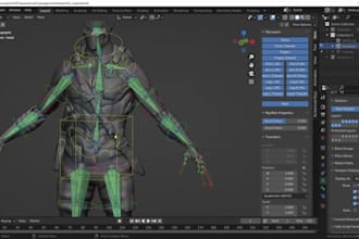 customize 3d model, fix mesh, retopology, arma 3 model, ue5 game character,rig3