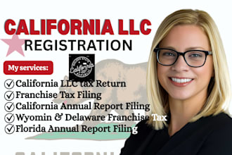 register california llc, delaware llc, ein, franchise tax, annual report