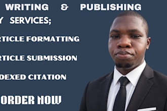 write and publish your research article in  google scholar