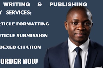 write and publish your research article in  goggle scholar