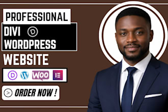 design divi wordpress website design,  fix bugs in divi builder and divi website